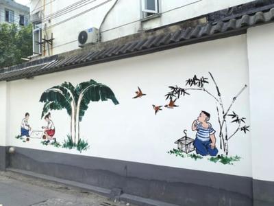 小巷记忆 手绘墙画与地坪工程共筑苏城街巷新景